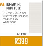 Horizontal Miami Door