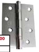 Stainless Steel Ball Bearing Butt Hinge 100x75mm-Per Pair
