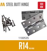 Steel Butt Hinge 100mm-Per Pair