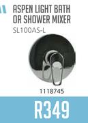 Aspen Light Bath Or Shower Mixer SL100AS-L