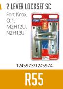 Knox 2 Lever Lockset SC