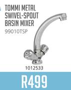 Tommi Metal Swivel Spout Basin Mixer
