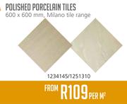 Polished Porcelain Tiles-Per Sqm