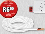Wire Flat Twin & Earth 1.5mm H29785-Per Metre