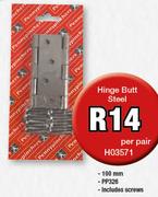 Hinge Butt Steel H03571-Per Pair