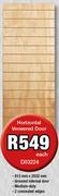 Horizontal Veneered Door D03224