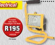 Portable Halo Work Floodlight 150W H30226