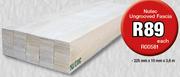 Nutec Ungrooved Fascia 225x10mm x3.6m R00581