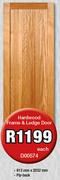 Hardwood Frame & Ledge Door D00574