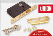 Union 3 Lever Mortice Stainless Steel Lock H06724