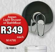 Aspen Light Shower Or Bath Mixer N14795