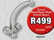 Tommi Metal Basin Mixer Swivel Spout N15468