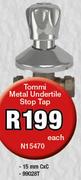 Tommi Metal Undertile Stop Tap N15470