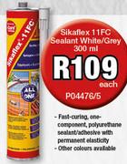 Sikaflex 11FC Sealant White/Grey P04476/5-300ml