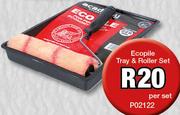 Academy Ecopile Tray & Roller Set P02122-Per Set