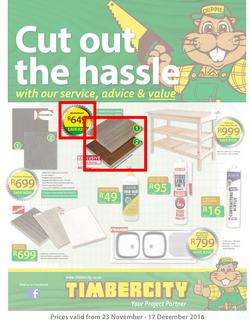 Timbercity : Cut Out The Hassle (23 Nov - 17 Dec 2016), page 1