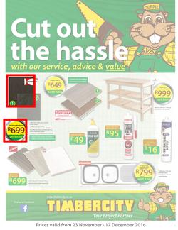 Timbercity : Cut Out The Hassle (23 Nov - 17 Dec 2016), page 1