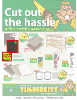 Timbercity : Cut Out The Hassle (23 Nov - 17 Dec 2016), page 1