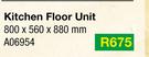 Kitchen Floor Unit A06954-800 x 560 x 880mm