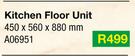 Kitchen Floor Unit A06951-450 x 560 x 880mm