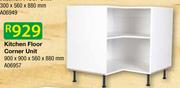 Kitchen Floor Corner Unit A06957-900 x 900 x 560 x 880mm