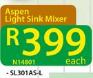 Aspen Light Sink Mixer