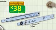 Telescopic Drawer Runner 450mm-Per Pair