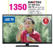 Sinotec 19" HDR Slim LED TV LED TV STL-19