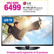 LG 42" FHD LED TV 42LN5100