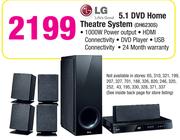 LG 5.1 DVD Home Theatre System DH6230S
