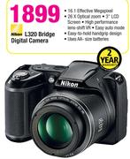 Nikon L320 Bridge Digital Camera