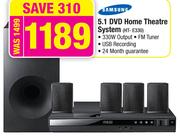 Samsung 5.1 DVD Home Theatre System HT-E330