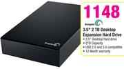 Seagate 3.5" 2TB Desktop Expansion Hard Drive