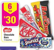 Nestle Chocolate Bars-6's