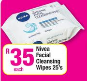 Nivea Facial Cleansing Wipes-25's