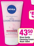 Nivea Gentle Cleansing Cream Wash-150ml
