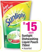 Sunlight Dishwashing Liquid Pouch Assorted-750ml