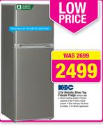 KIC 215Ltr Metallic Silver Top Freezer Fridge KTF523/1 ME