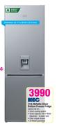 KIC 314Ltr Metallic Silver Bottom Freezer Fridge KBF634/1ME WT
