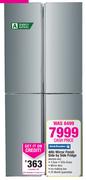 Kelvinator 400Ltr Mirror Finish Side By Side Fridge KI520SS-4D2