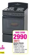 Defy Kitchen Master Stove BLK DSS512
