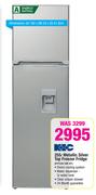 KIC 255Ltr Metallic Silver Top Freezer Fridge KTF528/1ME WT 