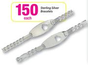 Sterling Silver Bracelets-Each