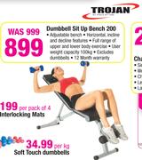 Trojan Dumbbell Sit Up Bench 200