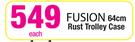 Fusion 64cm Rust Trolley Case-Each