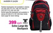 Tosca Extra Large 60L Backpack