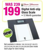 Pure Pleasure Digital Anti-Slip Glass Scale