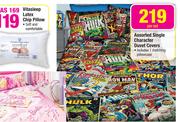 Assorted Single Character Duvet Covers-Per Set