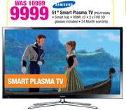Samsung 51" Smart Plasma TV PS51F5500
