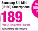 Samsung S3 Mini i8190 Smartphone-On uChoose Flexi 100